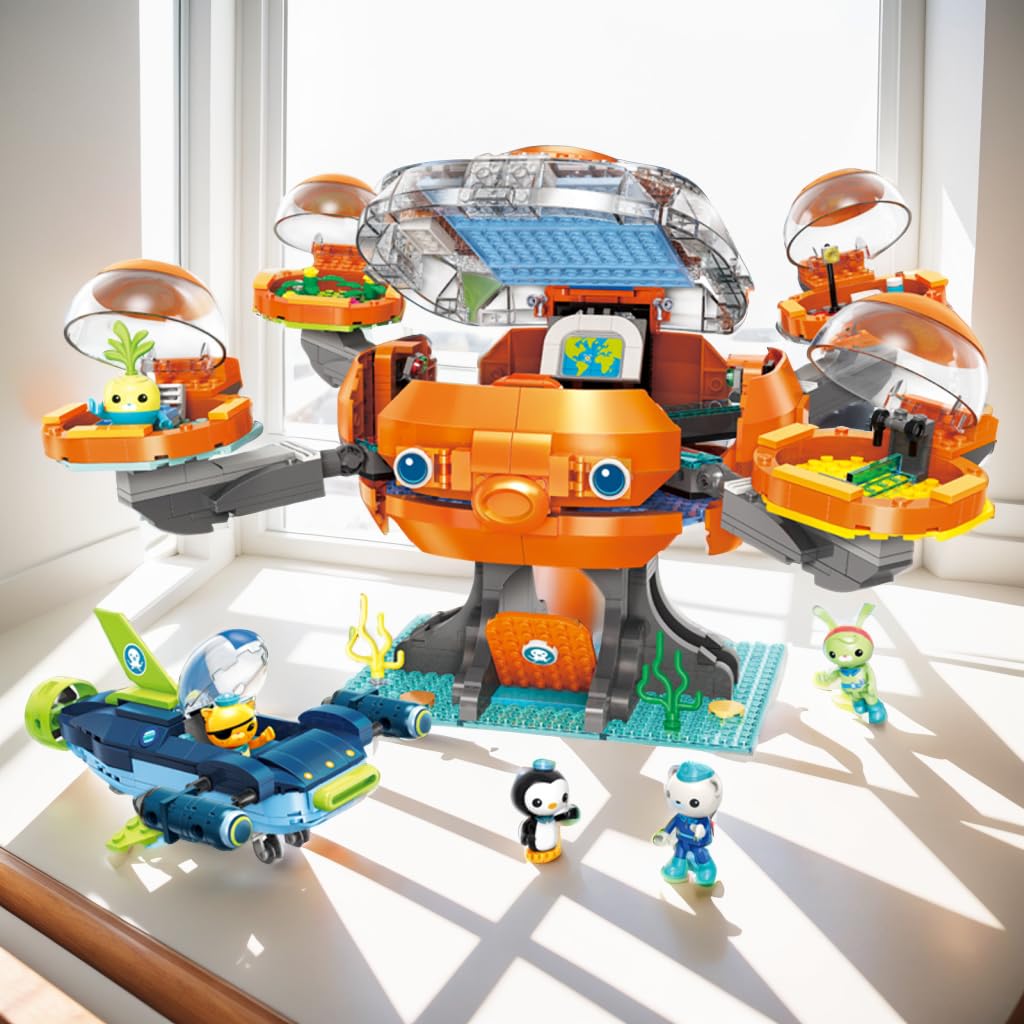Amazon.com: LITTLE FROGGY Building Block Toys The OctopusII Cup-Q